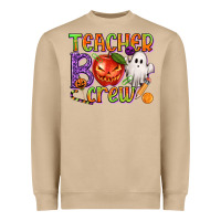 Mushroom Teacher Boo Crew Heavyweight Sweatshirt - texasbilliewilder