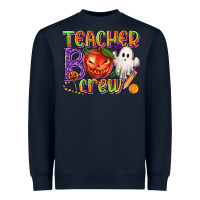 Navy Teacher Boo Crew Heavyweight Sweatshirt - texasbilliewilder