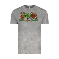 Cloud Rock peace love football Vintage Tee - BundleAndBundleShop