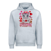 Heather Grey i want hippopotamus for valentines day Urban Hoodie - CowhideDigitalArt