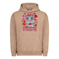 Pigment Burro i want hippopotamus for valentines day Urban Hoodie - CowhideDigitalArt
