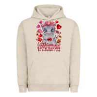 Pigment French Oak i want hippopotamus for valentines day Urban Hoodie - CowhideDigitalArt