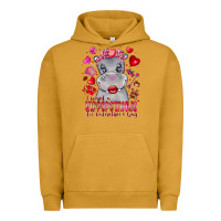 Pigment Peanut Butter i want hippopotamus for valentines day Urban Hoodie - CowhideDigitalArt