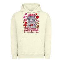 Pigment Pistachio i want hippopotamus for valentines day Urban Hoodie - CowhideDigitalArt