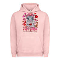 Pigment Salmon i want hippopotamus for valentines day Urban Hoodie - CowhideDigitalArt