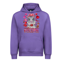 Tulip i want hippopotamus for valentines day Urban Hoodie - CowhideDigitalArt