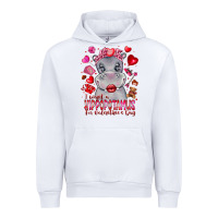 White i want hippopotamus for valentines day Urban Hoodie - CowhideDigitalArt