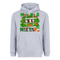Heather Grey St. Patrick's Day make me a mixtape Heavyweight Hoodie - FaDigitalArtStudio