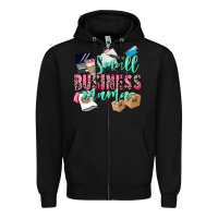 Black Small Business Mama Zipper Hoodie - CowGirlArtShop
