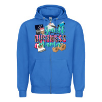 True Royal Small Business Mama Zipper Hoodie - CowGirlArtShop