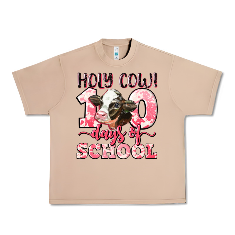 Holy Cow 100 Days Of School Urban Heavy Tee by LillyAllenDesigns | Teevron