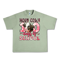 Oil Green holy cow 100 days of school Urban Heavy Tee - LillyAllenDesigns