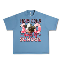 Pebble Blue holy cow 100 days of school Urban Heavy Tee - LillyAllenDesigns