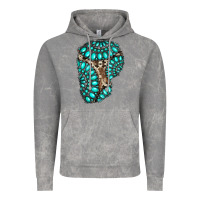 Gemstone Cowhide Patches Vintage Hoodie | Teevron