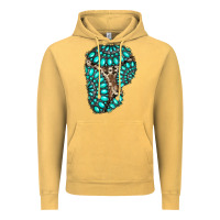 Vintage Mustard gemstone cowhide patches Vintage Hoodie - RanaPortraitStore