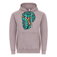 Vintage Zinc gemstone cowhide patches Vintage Hoodie - RanaPortraitStore