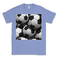 Colony Blue soccer seamless pattern Classic Tee - BundleAndBundleShop
