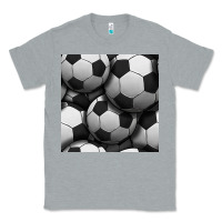 Heather Grey soccer seamless pattern Classic Tee - BundleAndBundleShop