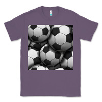 Lavender soccer seamless pattern Classic Tee - BundleAndBundleShop