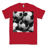 Red soccer seamless pattern Classic Tee - BundleAndBundleShop