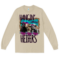 Mushroom Hangin With My Heifers Long Sleeve Tee - Bettercallsaul