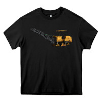 Black Cold Planer Heavy Core Tee - LillyAllenDesigns