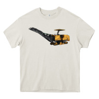 Cream Cold Planer Heavy Core Tee - LillyAllenDesigns