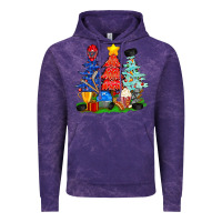 Cloud Purple Christmas With Ice Hockey Trees Vintage Hoodie - BundleAndBundleShop