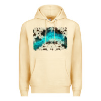 Pina Colada turquoise, cowhide backgraund Premium Hoodie - JahusDesignShop