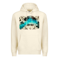 Sandshell turquoise, cowhide backgraund Premium Hoodie - JahusDesignShop