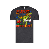 Vintage Black roaring into preschool Vintage Tee - BundleAndBundleShop