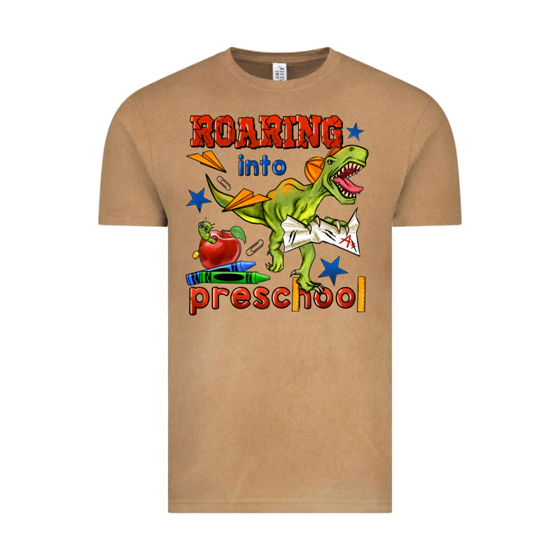 Roaring Into Preschool Vintage Tee by BundleAndBundleShop | Teevron