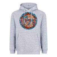 Heather Grey Est. 1776 Heavyweight Hoodie - FaDigitalArtStudio