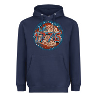Navy Est. 1776 Heavyweight Hoodie - FaDigitalArtStudio