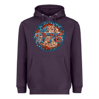Plum Est. 1776 Heavyweight Hoodie - FaDigitalArtStudio