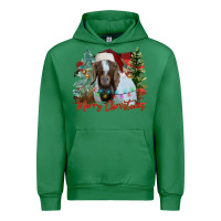 Emerald merry Christmas goat Urban Hoodie - CowhideDigitalArt