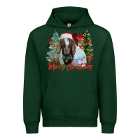 Forest Green merry Christmas goat Urban Hoodie - CowhideDigitalArt