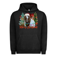 Pigment Black merry Christmas goat Urban Hoodie - CowhideDigitalArt