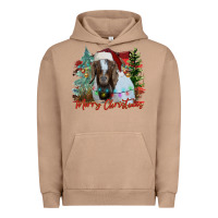 Pigment Burro merry Christmas goat Urban Hoodie - CowhideDigitalArt