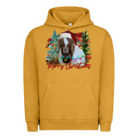 Pigment Peanut Butter merry Christmas goat Urban Hoodie - CowhideDigitalArt