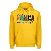 Lemon Being a Momma Makes My Life Complete Premium Hoodie - CowCowDesign
