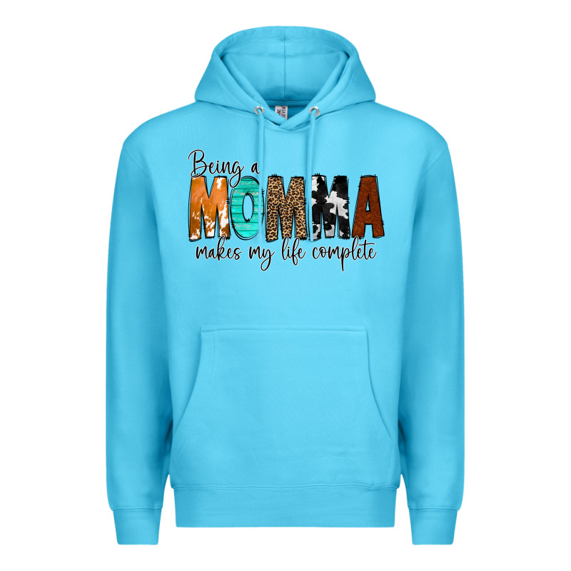 Being A Momma Makes My Life Complete Premium Hoodie by CowCowDesign | Teevron