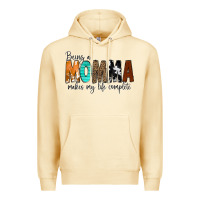 Pina Colada Being a Momma Makes My Life Complete Premium Hoodie - CowCowDesign