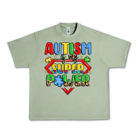 Oil Green autism is my superpower Urban Heavy Tee - LillyAllenDesigns
