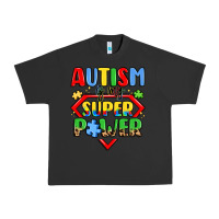 Pigment Black autism is my superpower Urban Heavy Tee - LillyAllenDesigns