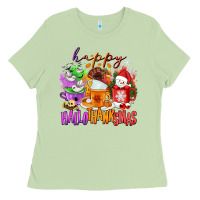Matcha Happy Hallothanksmas coffee cups Ladies Tee - NancyCooperArtShop