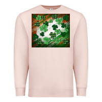 Pale Pink St. patricks day Premium Sweatshirt - FaDigitalArtStudio