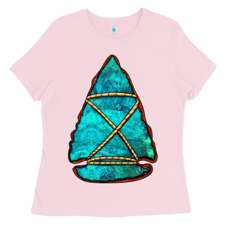 Turquoise Arrowhead Ladies Tee by Jasminsmagicworld | Teevron