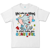 White what makes you different is what makes you beautif Premium Tee - MaliasSmallBusiness
