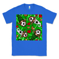 True Royal soccer gnomes and hearts seamless pattern Classic Tee - BundleAndBundleShop